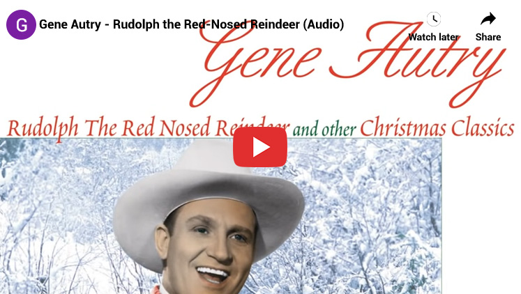17 - Rudolph The Red-Nosed Reindeer and Other Christmas Classics by Gene Autry - Best Christmas Albums on Vinyl