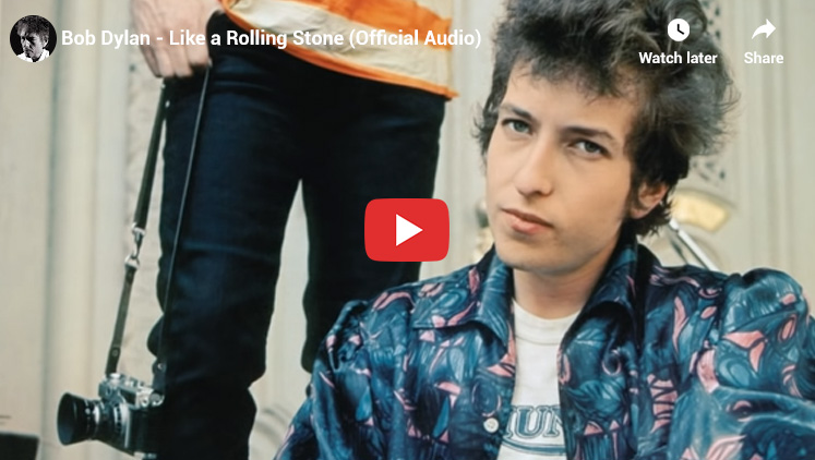 22. Bob Dylan - Like A Rolling Stone - Top 1960s Songs