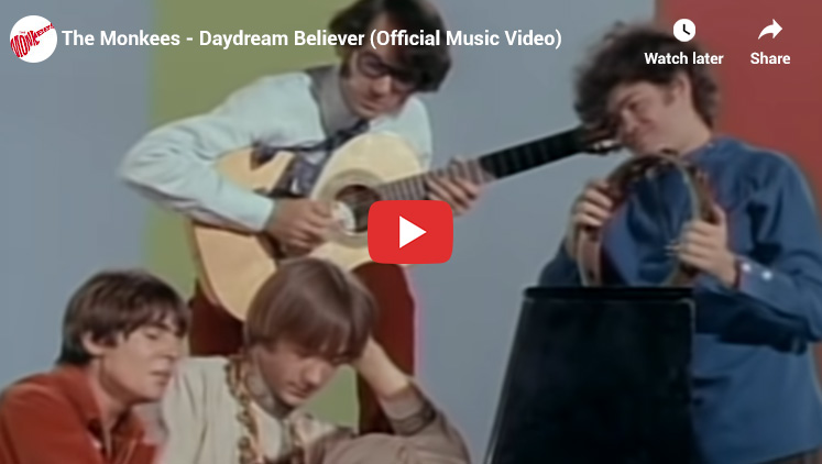 34. The Monkees - Daydream Believer - Top Songs of the 1960s