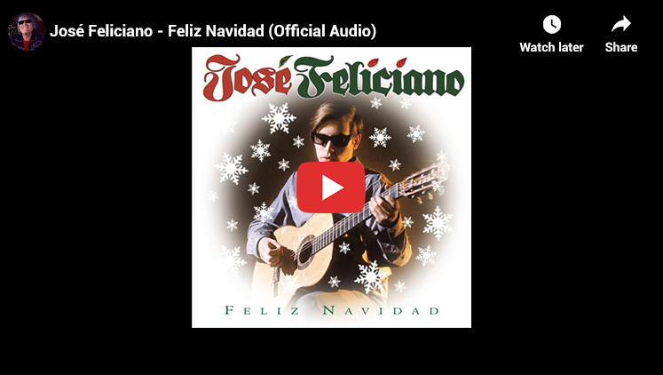 5 - Feliz Navidad by José Feliciano - Greatest Holiday Albums on Vinyl