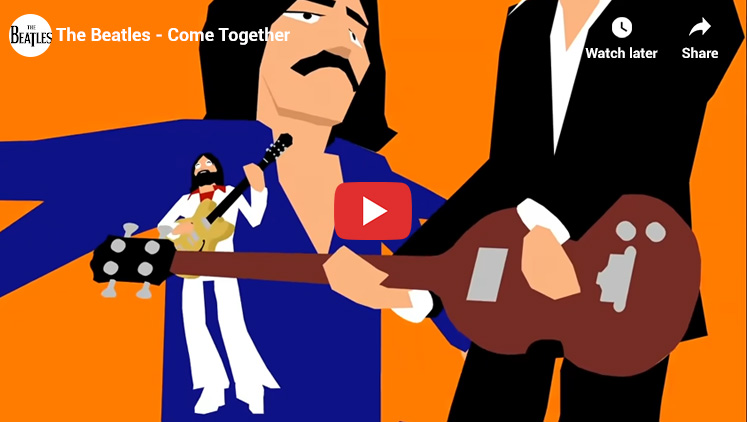 6. The Beatles - Come Together - Top Songs of the 1960s