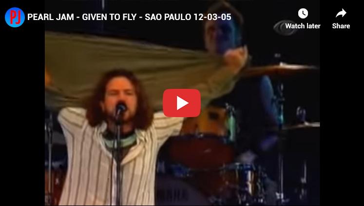 10. Given to Fly - Top Pearl jam Songs