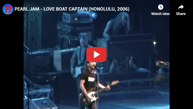 23. Love Boat Captain - Top Pearl jam Songs