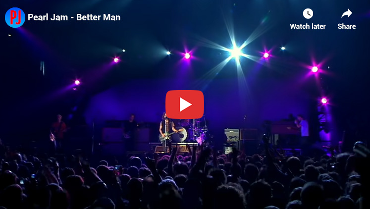 28. Better Man - Vitalogy - Top Pearl jam Songs