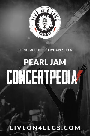 Introducing the Live On 4 Legs Pearl Jam Concertpedia