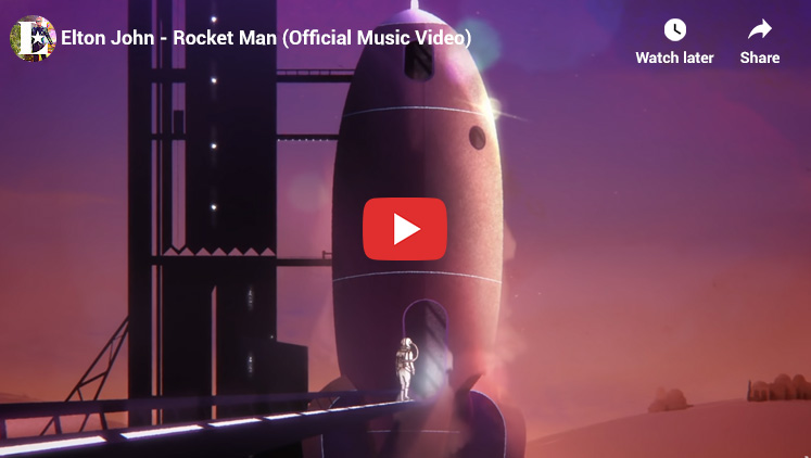 17. Rocket Man by Elton John - Greatest Songs 1970s