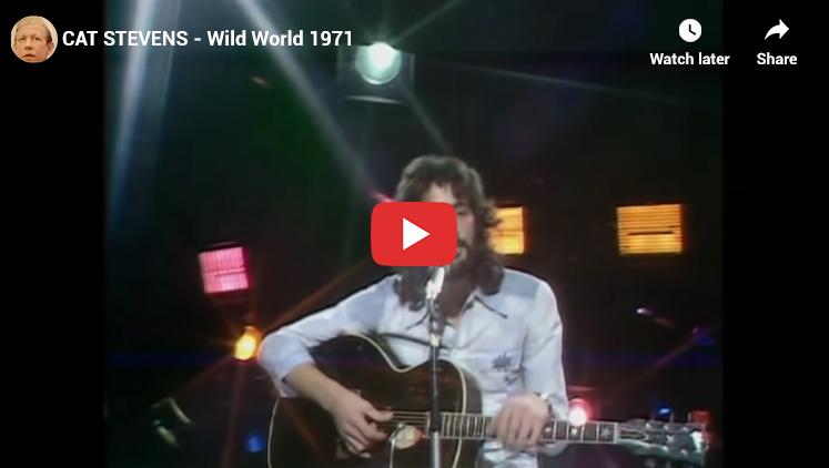21. Wild World by Yusuf / Cat Stevens - Top Songs 1970s