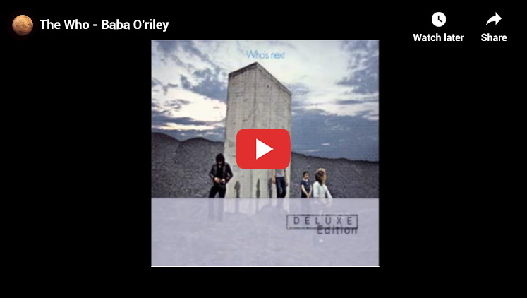 22. Baba O’Riley by The Who - Best Songs 1970s