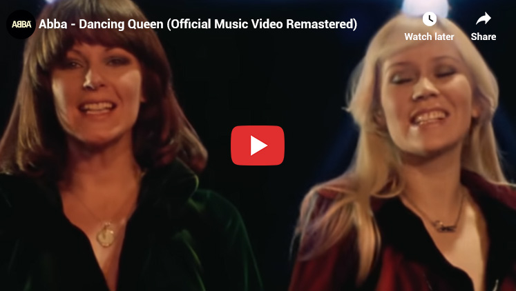4. Dancing Queen by ABBA - Best Songs 1970s