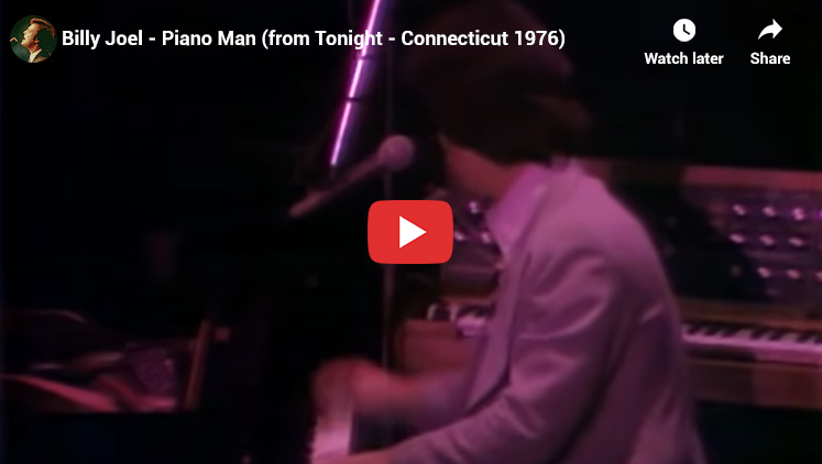 42. Piano Man by Billy Joel - Top Songs 1970s