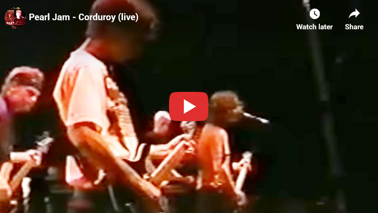 Watch Pearl Jam's Corduroy Live in Australia 1995