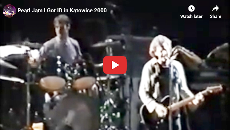 Watch Pearl Jam's I Got Shit Live in Katowice 2000