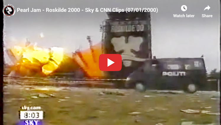 Watch News Reports of the Roskilde Pearl Jam Tragedy of 2000