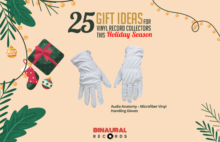Microfiber Handling Gloves are a great Holiday Gift for the Audiophile Record Collector
