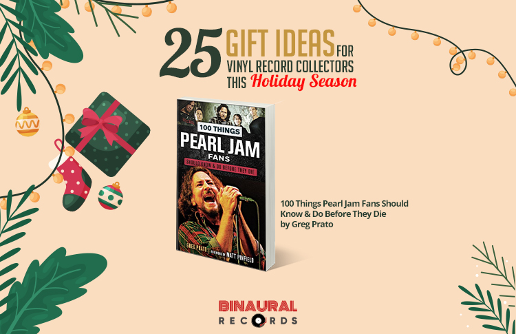Pearl Jam Book as a Christmas Gift for Record Collectors